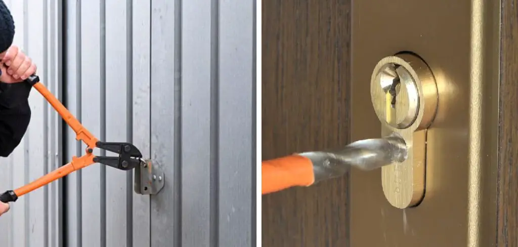 How to Break a Storage Cylinder Lock