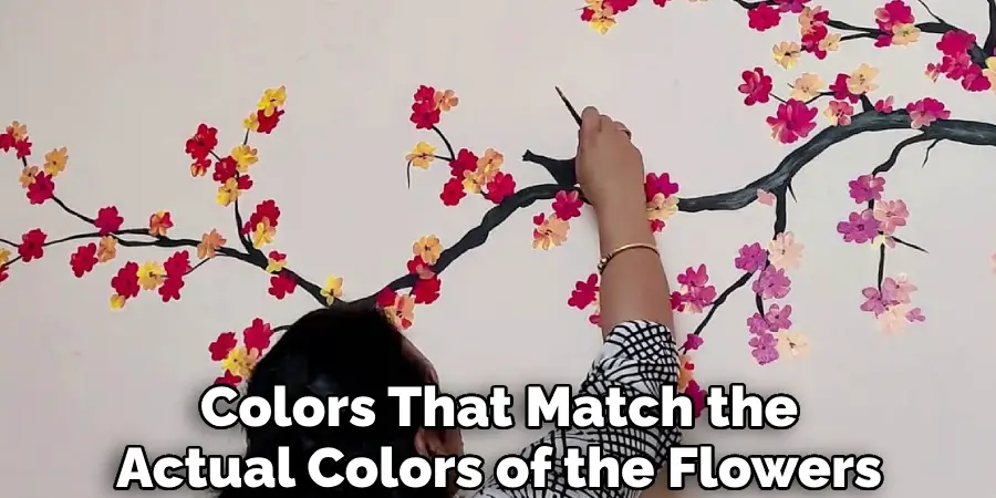 Colors That Match the Actual Colors of the Flowers