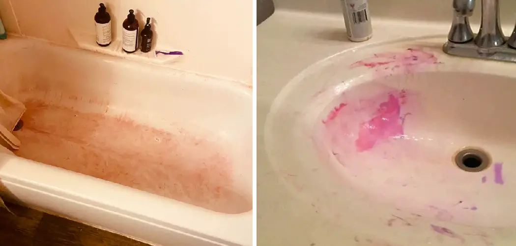 How to Wash out Hair Dye without Staining Tub