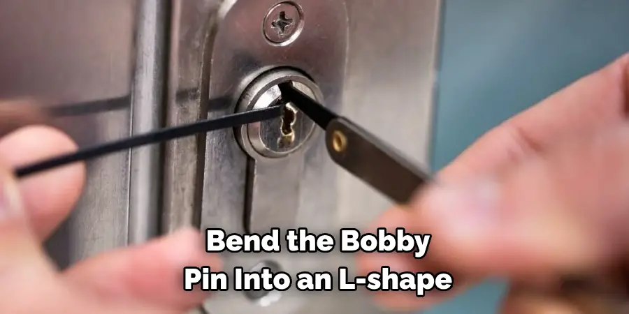 Bend the Bobby 
Pin Into an L-shape