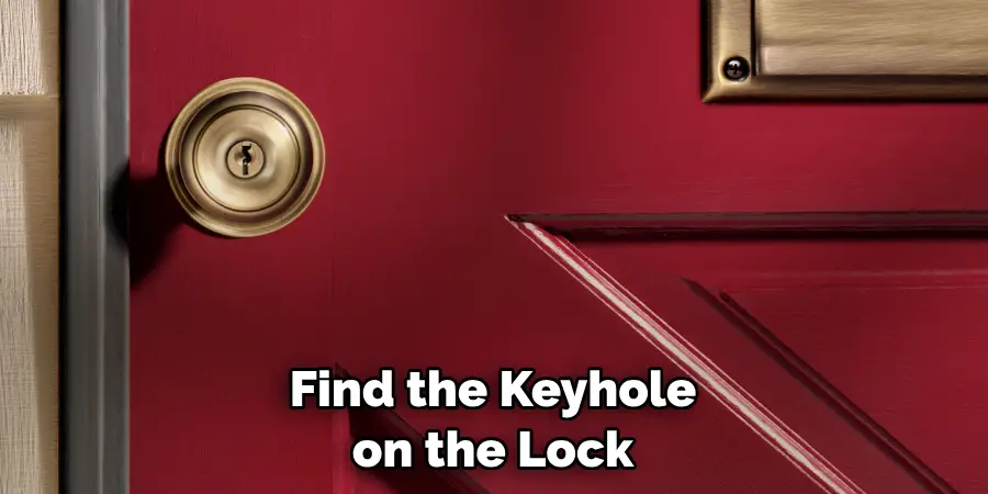 Find the Keyhole on the Lock