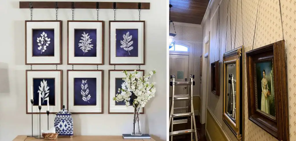 How to Hang From Picture Rail