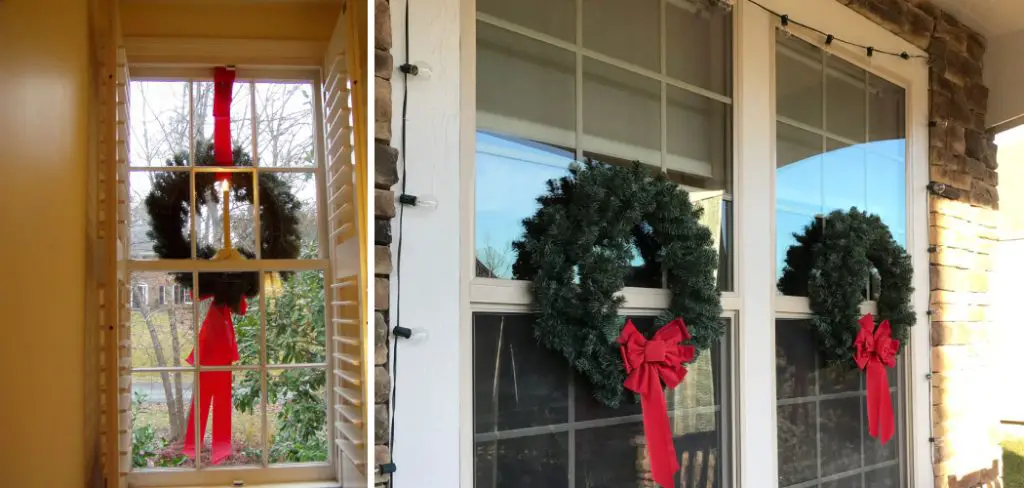 How to Keep Window Wreaths from Blowing