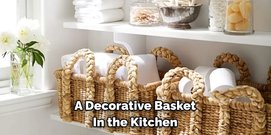 A Decorative Basket 
In the Kitchen