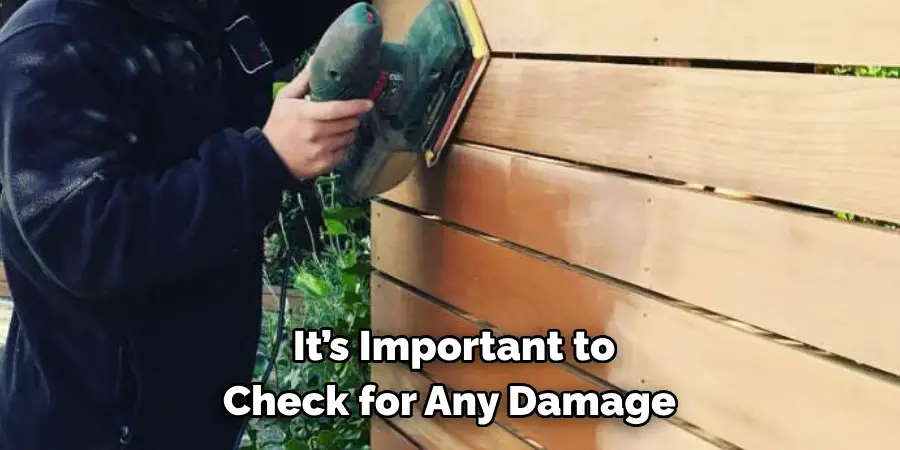 Use a Sander Or Sandpaper