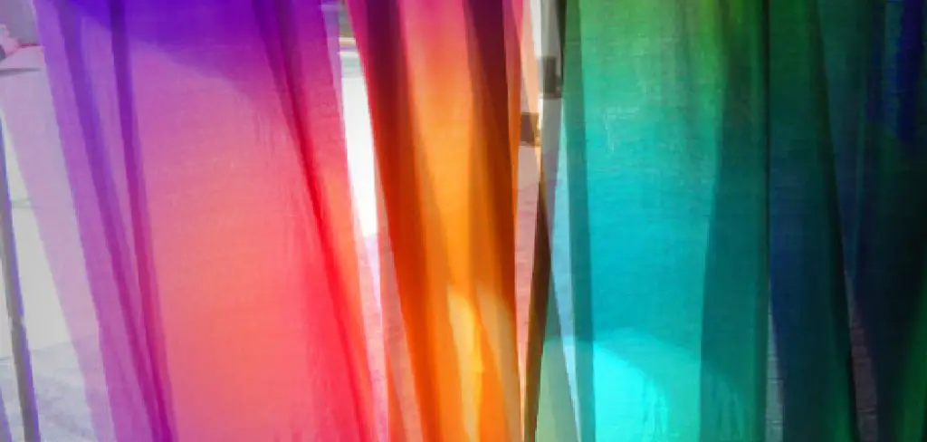 Can You Dye Sheer Curtains 9 Easy Steps 2024 