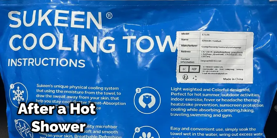 How to Use Sukeen Cooling Towels