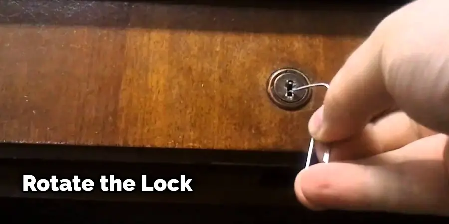 How to Open Drawer Lock with Paper Clip