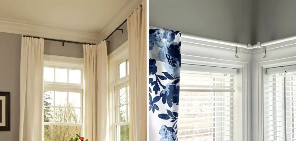 How to Hang Curtains in a Corner