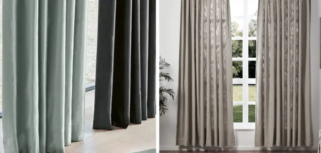 How to Keep Curtains From Flaring Out at the Bottom