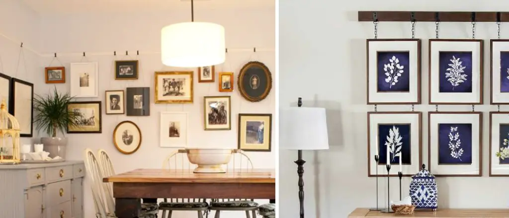 How to Hang Picture from Picture Rail