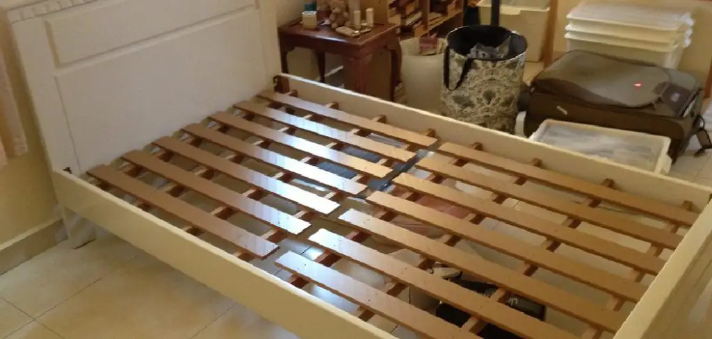 How to Get Rid of a Bed Frame