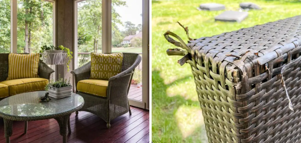 How to Repair Resin Wicker Furniture