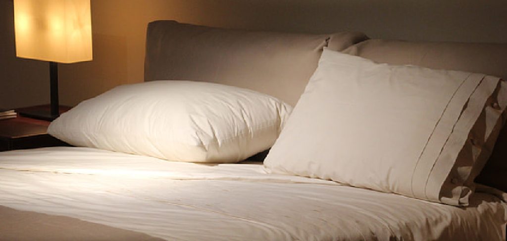 How to Stop Pillows From Falling Behind Bed