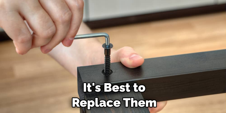 It's Best to Replace Them
