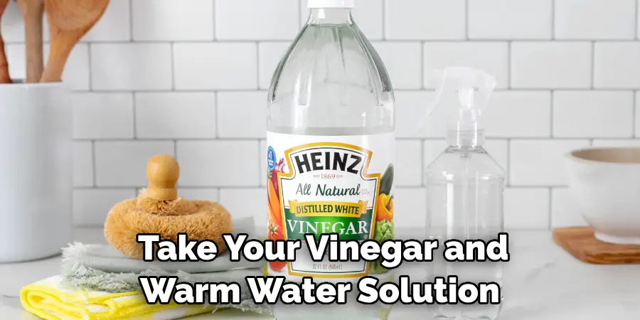 Take Your Vinegar and Warm Water Solution