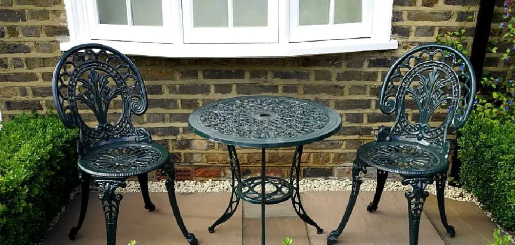 How to Clean Cast Aluminum Patio Furniture