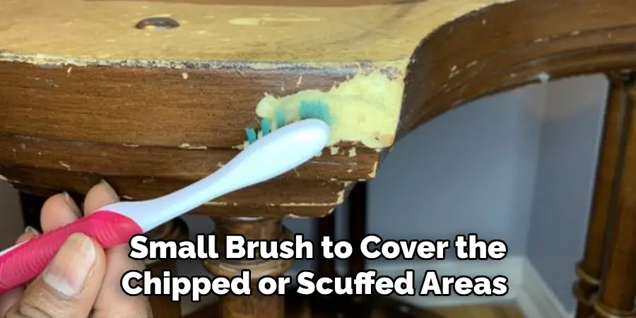 Small Brush to Cover the Chipped or Scuffed Areas 