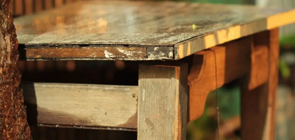 How to Take Apart Old Wood Furniture