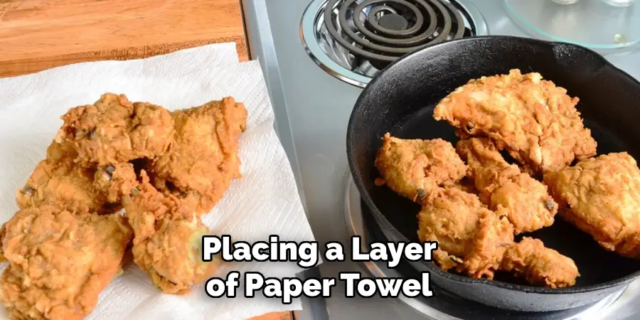 Placing a Layer of Paper Towel