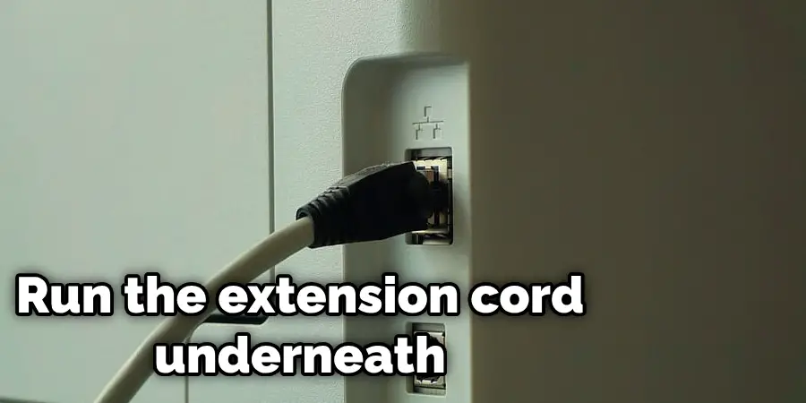 How to Run Extension Cord Along Brick Wall