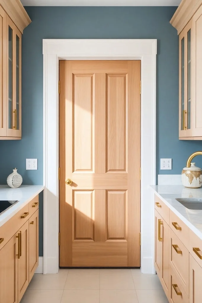 1. Classic Solid Wood Door