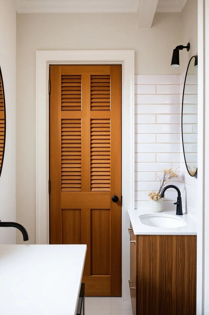 6. Louvered Door