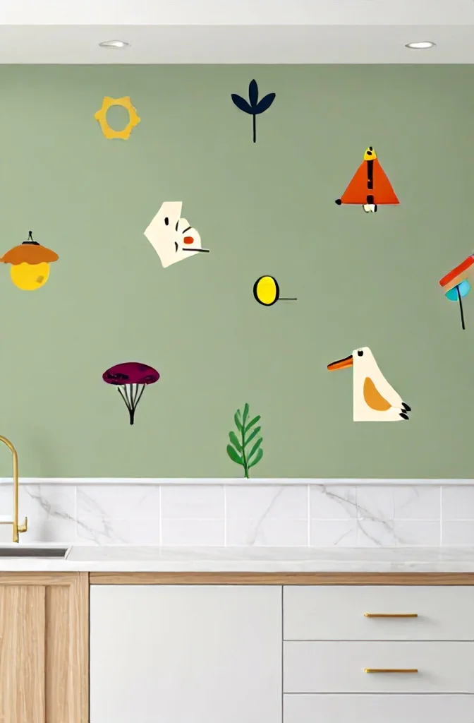 9. Colorful Wall Decals
