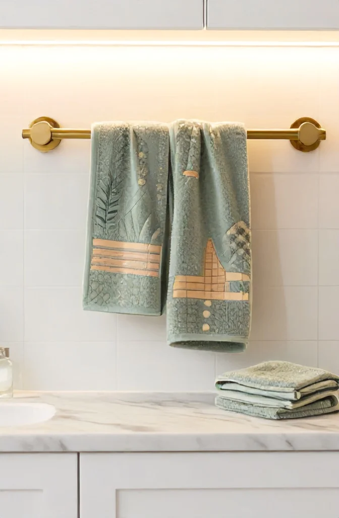 9. Personalized Bath Towels