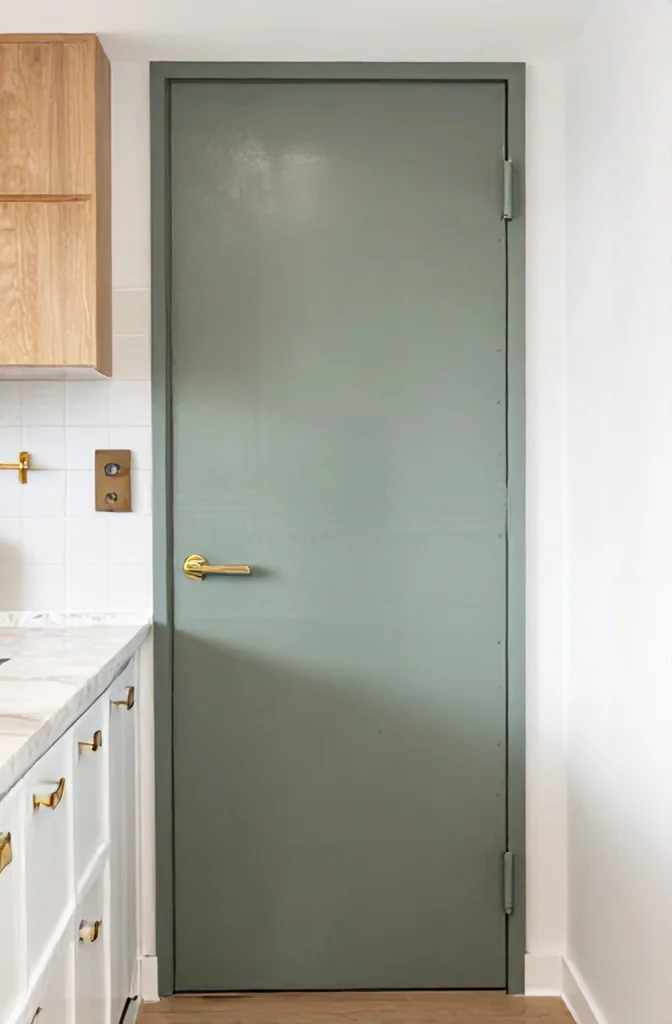 9. Metal Door