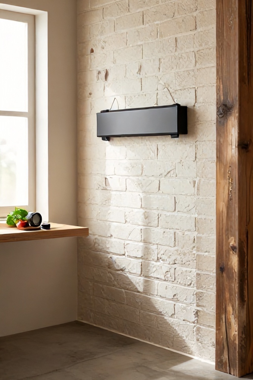 Magnetic Knife Strip on the Wall
