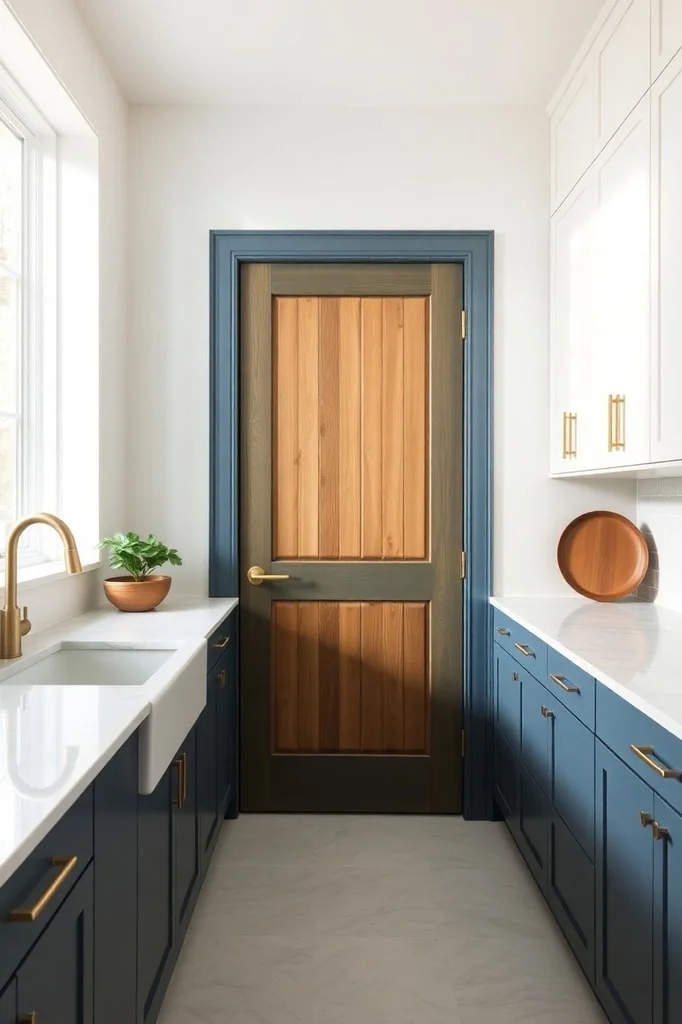 13. Eco-Friendly Bamboo Door