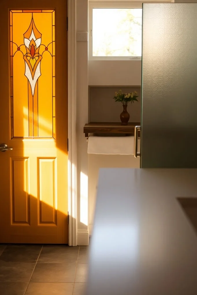 20. Stained Glass Door