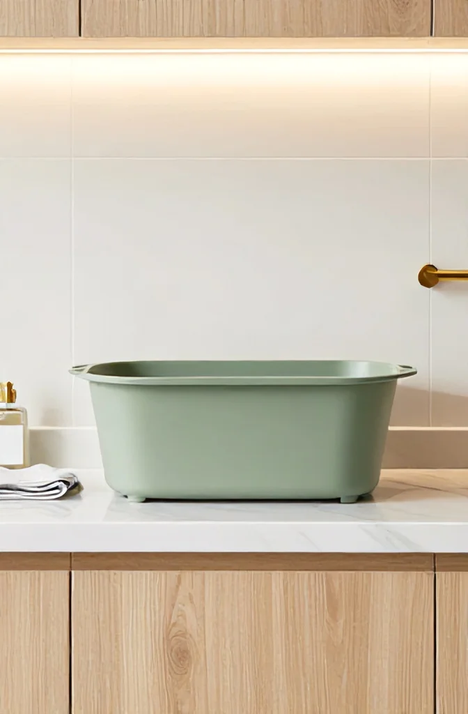 21. Green Bath Caddy