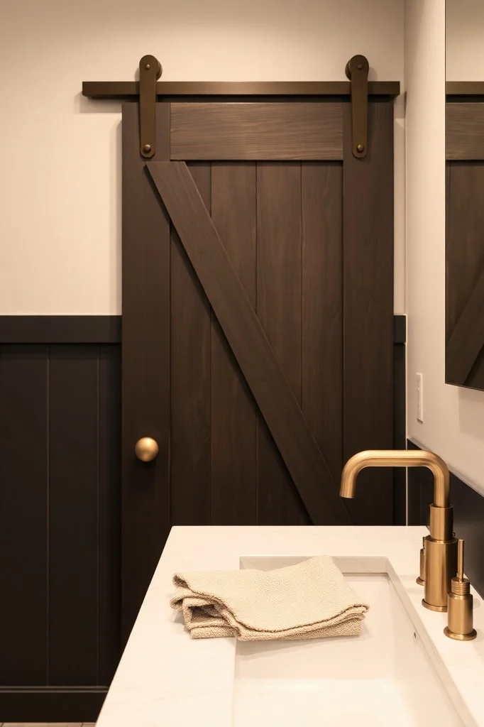 23. Rustic Sliding Barn Door