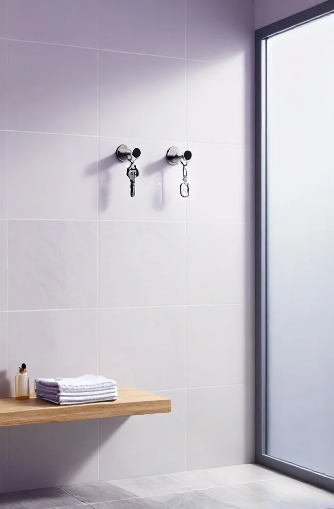 24. Decorative Shower Hooks