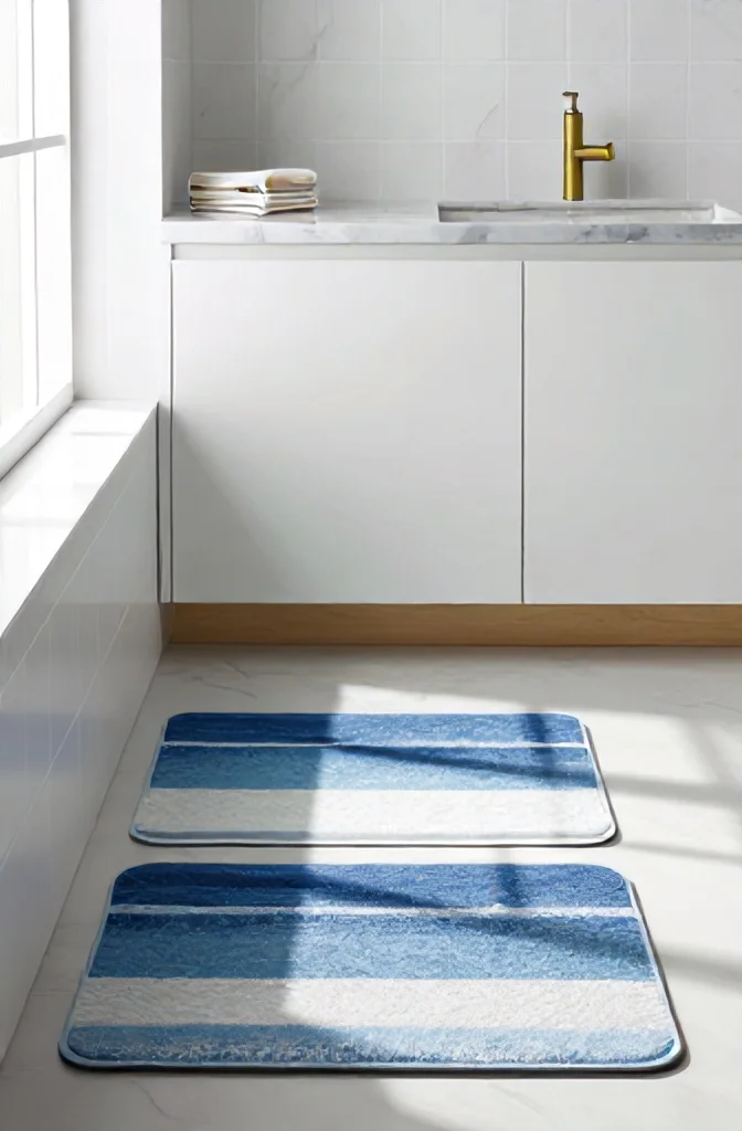 25. Vibrant Shower Mats