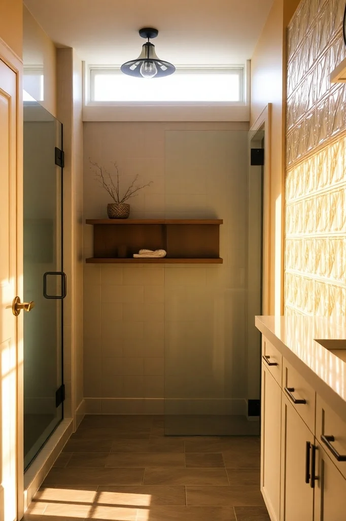 32. Glass Block Door