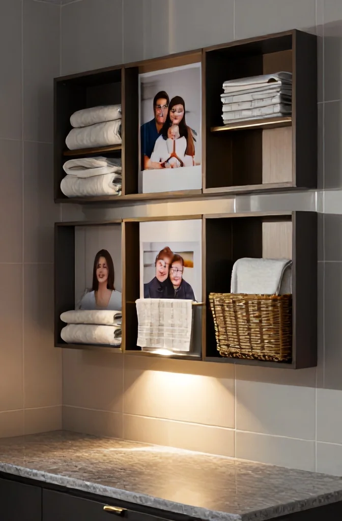 35. Personalized Family Photo Wall