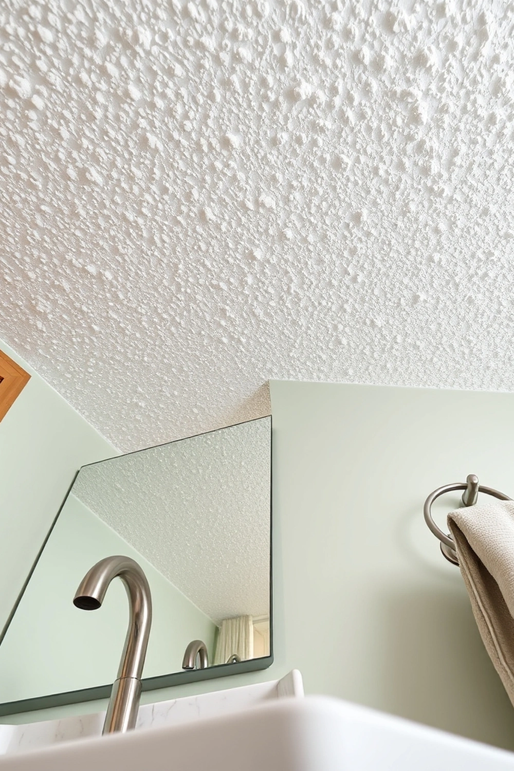 3. Popcorn Ceiling