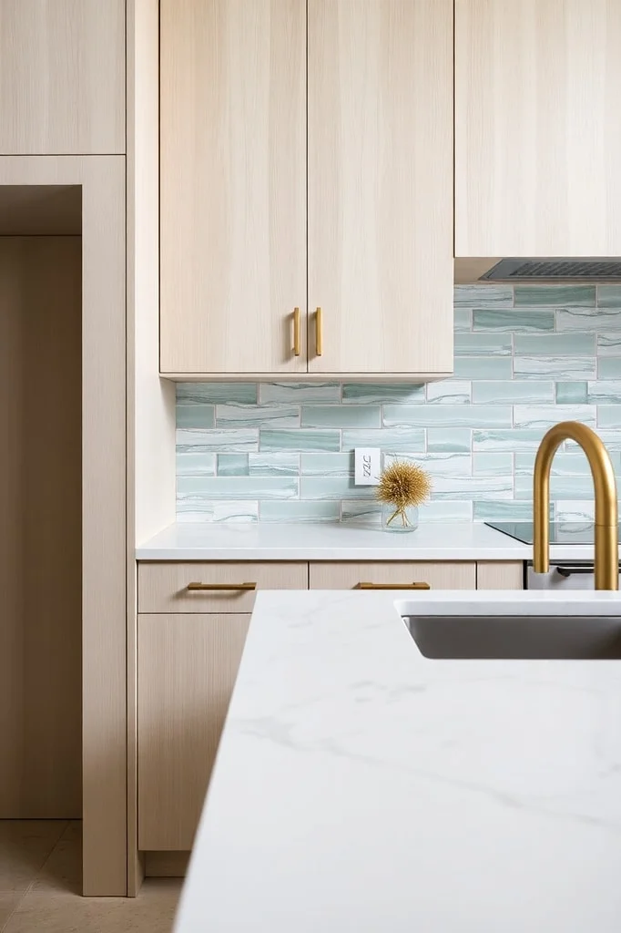 9. Ocean-Inspired Tile Work