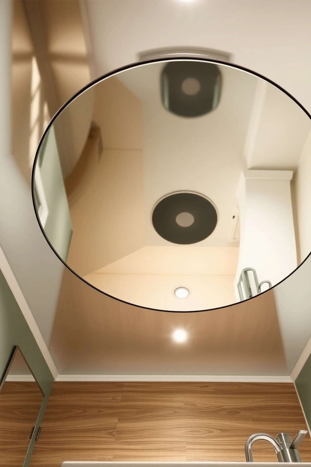 15. Mirrored Ceiling