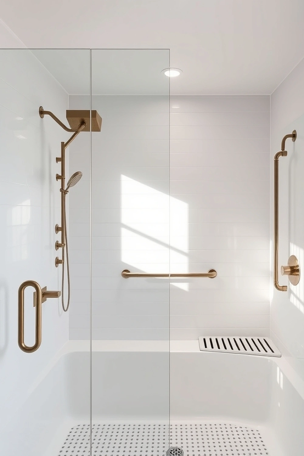 23. Roll-In Shower Design